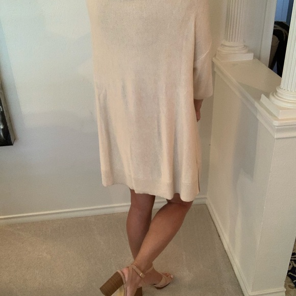Chico’s sweater. Cream cowl neck, 3/4 sleeves, dolman/boxy shape, VERSATILE! - Picture 4 of 12